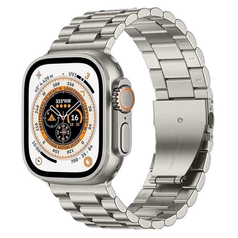 ساعت هوشمند 49 میلی‌متری مدل KW31 ULTRA3 با بند فلزی